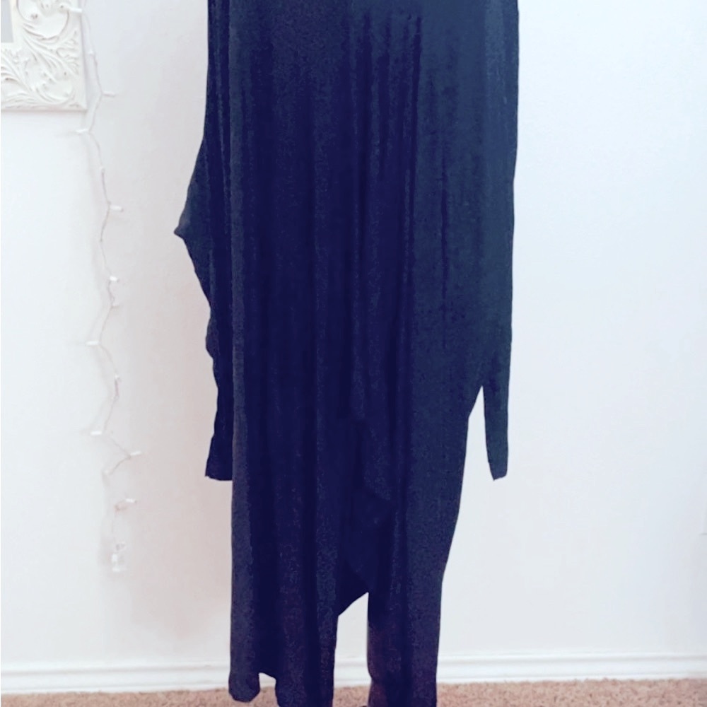 Alistair Trung lagenlook black dress